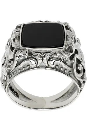 EMANUELE BICOCCHI Silver Arabesque Chevalier Ring
