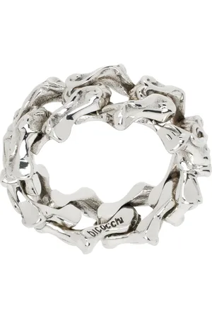 EMANUELE BICOCCHI Silver Arabesque Chain Ring