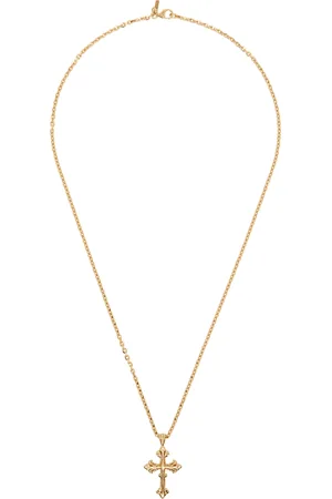 EMANUELE BICOCCHI Gold Small Avelli Cross Necklace