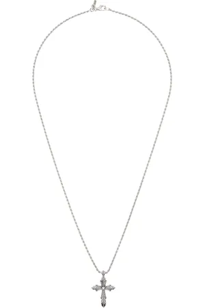 EMANUELE BICOCCHI Silver Medium Cross Necklace