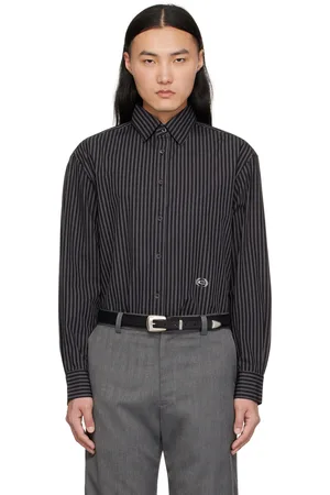 Commission Black Stripe Banker Shirt