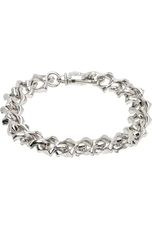 EMANUELE BICOCCHI Silver Arabesque Chain Bracelet