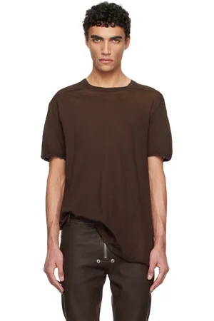 Rick Owens Brown Hollywood Level T-shirt