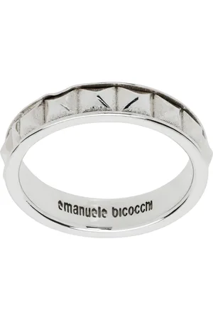 EMANUELE BICOCCHI Silver Pyramid Ring