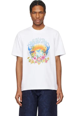 Casablanca White Surf Trip T-shirt