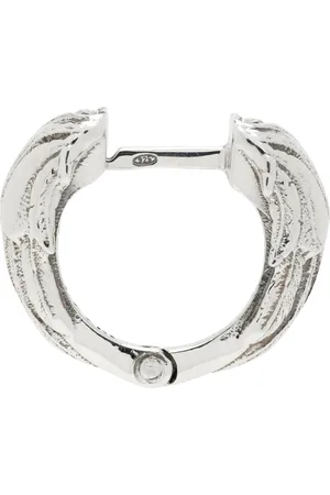 EMANUELE BICOCCHI Silver Wings Hoop Earrings