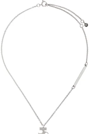 Courrèges Silver AC Chain Necklace
