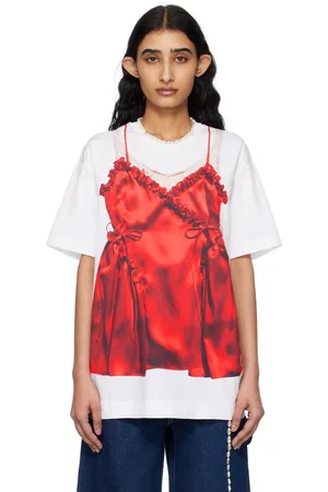 Simone Rocha White & Red Negligee Tromp L