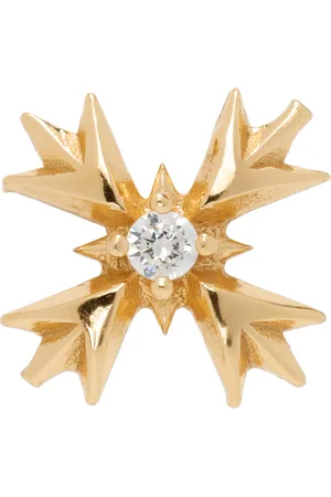 EMANUELE BICOCCHI Gold Crest Crystal Single Earring