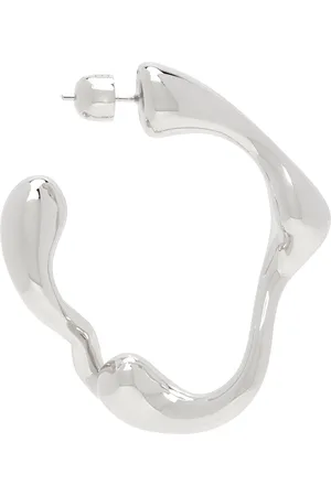 Maria Black Silver Splash Hoop Single Earring