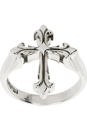 EMANUELE BICOCCHI Silver Fleury Cross Ring