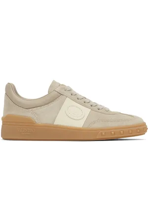 VALENTINO GARAVANI Taupe Upvillage Low-Top Sneakers