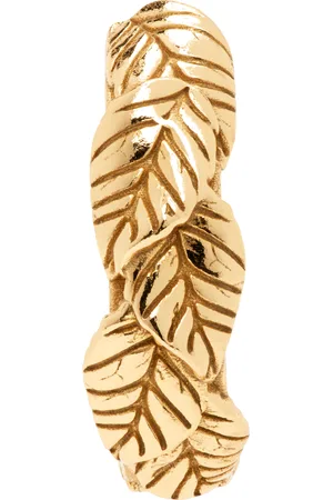EMANUELE BICOCCHI Gold Leaves Hoop Single Earring