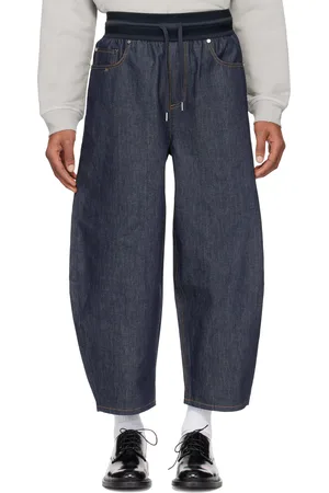 Helmut Lang Indigo Cocoon Pull-On Jeans