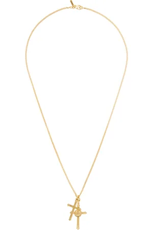 EMANUELE BICOCCHI Gold Double Cross Necklace