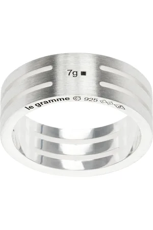 Le Gramme Silver Perforated Ribbon 