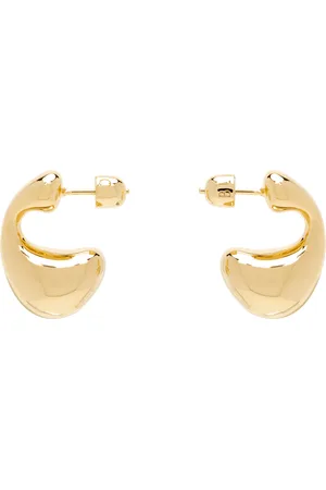 Maria Black Gold Dolphin Small Earrings