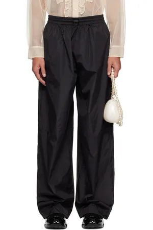 Simone Rocha Black Wide Leg Track Pants