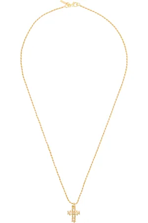EMANUELE BICOCCHI Gold Medium Notre-Dame Cross Necklace