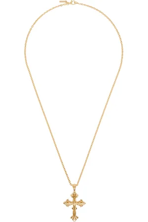 EMANUELE BICOCCHI Gold Avelli Cross Necklace