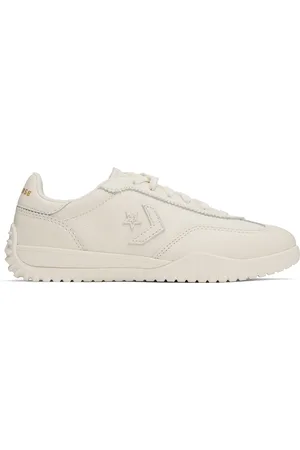 Converse Off-White Run Star Trainer Gold Low Top Sneakers
