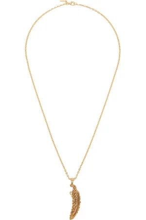 EMANUELE BICOCCHI Gold Piuma Pendant Necklace
