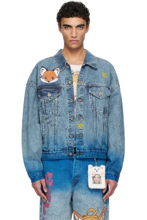 DOUBLET Blue Anime Denim Jacket