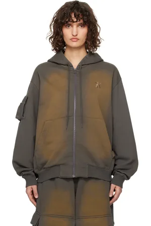 OPEN YY Gray Pocket Washed Box Hoodie