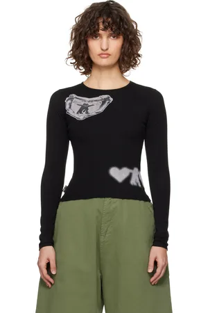 OPEN YY Black Ribbed 