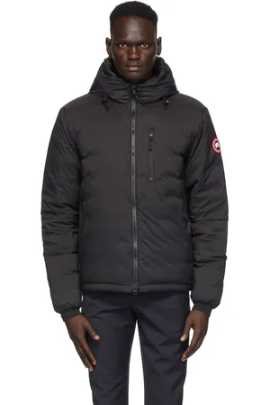 Canada Goose Black Down Packable Lodge Hooded Jacket