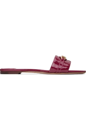 Tom Ford Pink Leather Flat Sandals