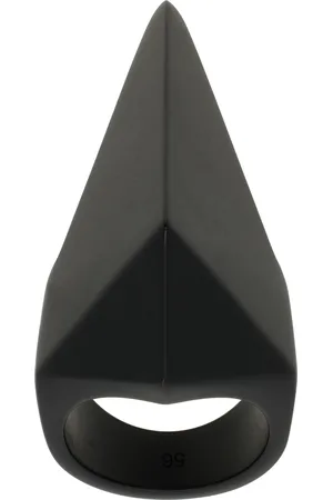 Rick Owens Black Brass Pyramid Ring