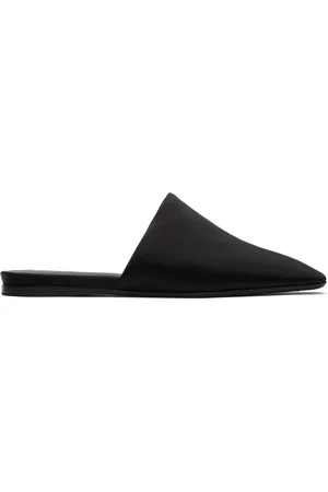 Max Mara Black Logo Hardware Loafers