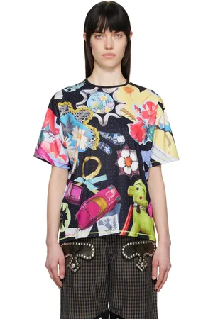 Chopova Lowena Black Toy Box Oversized Short Sleeve T-shirt