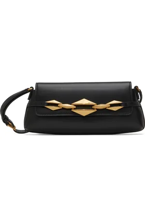 Jimmy Choo Black Diamond Shoulder East-West S Bag