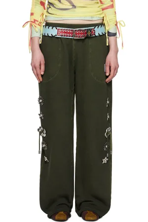 Chopova Lowena Green Dallas Sweatpants