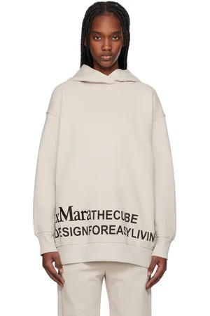 Max Mara Beige Felpa Hoodie