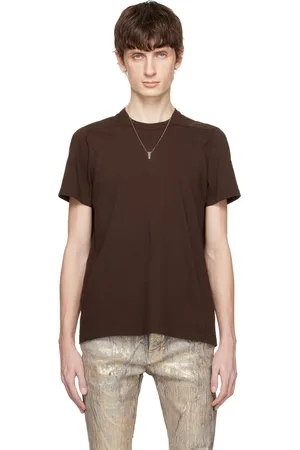Rick Owens Brown Hollywood Short Level T-shirt