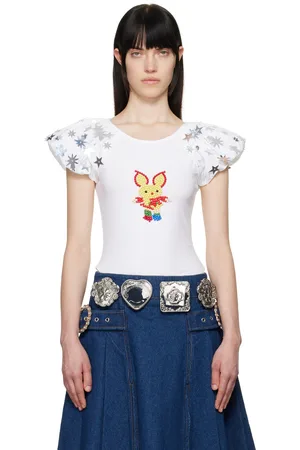 Chopova Lowena White Angelica T-shirt