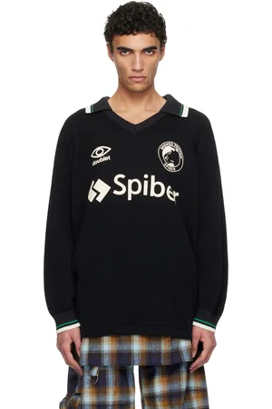 DOUBLET Black Team Spiber Football Sweater