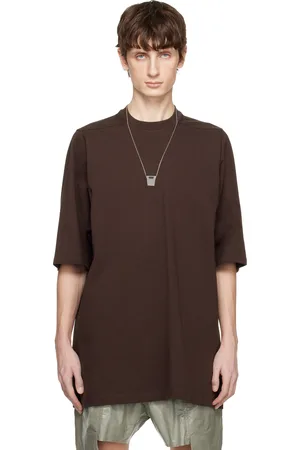 Rick Owens Brown Hollywood Jumbo SS T-shirt