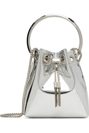 Jimmy Choo Silver Bon Bon Bag