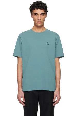 Maison Kitsuné Blue Bold Fox Head Patch Comfort T-shirt