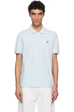 Maison Kitsuné Blue Fox Head Patch Regular Polo