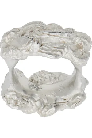 OUR LEGACY Silver Oyster Grande Ring