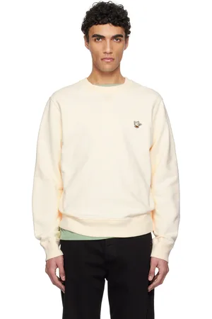 Maison Kitsuné Off-White Barista Fox Patch Regular Sweatshirt
