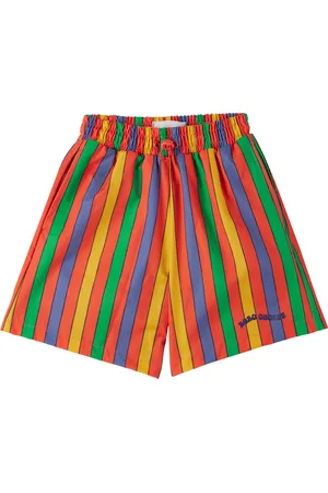 Bobo Choses Kids Multicolor Stripes Swim Board Shorts