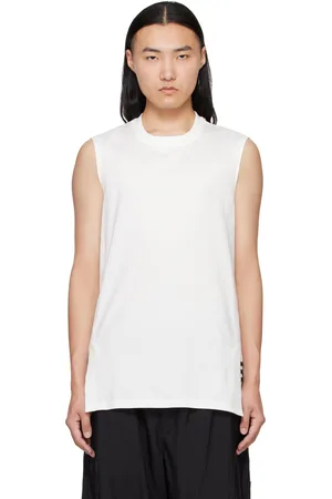 Y-3 White 3-Stripes Tank Top