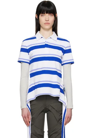 OPEN YY Blue Trim Polo