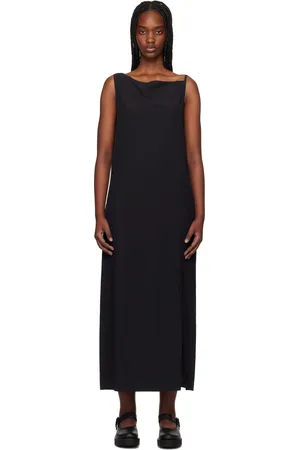 Y-3 Black Slit Maxi Dress